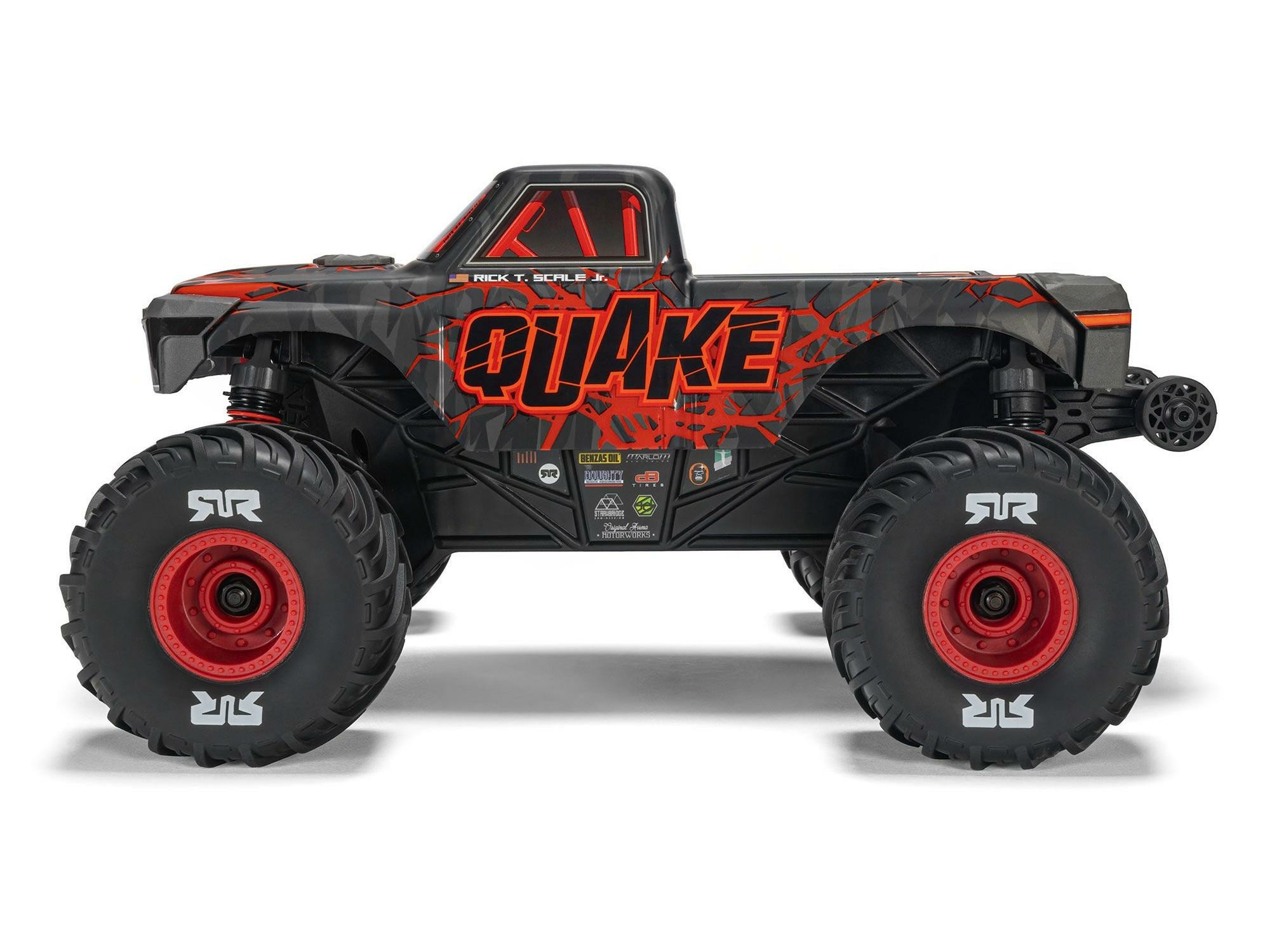 red 1/16 QUAKE GROM 4X4 RTR Monster Truck - Image 5