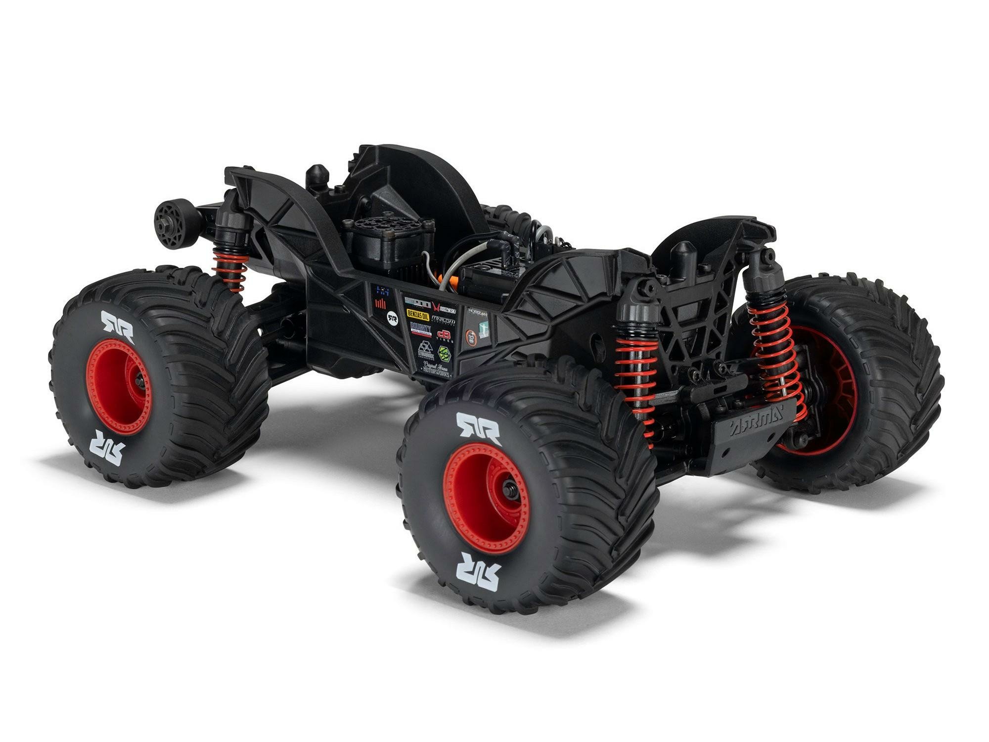 red 1/16 QUAKE GROM 4X4 RTR Monster Truck - Image 9