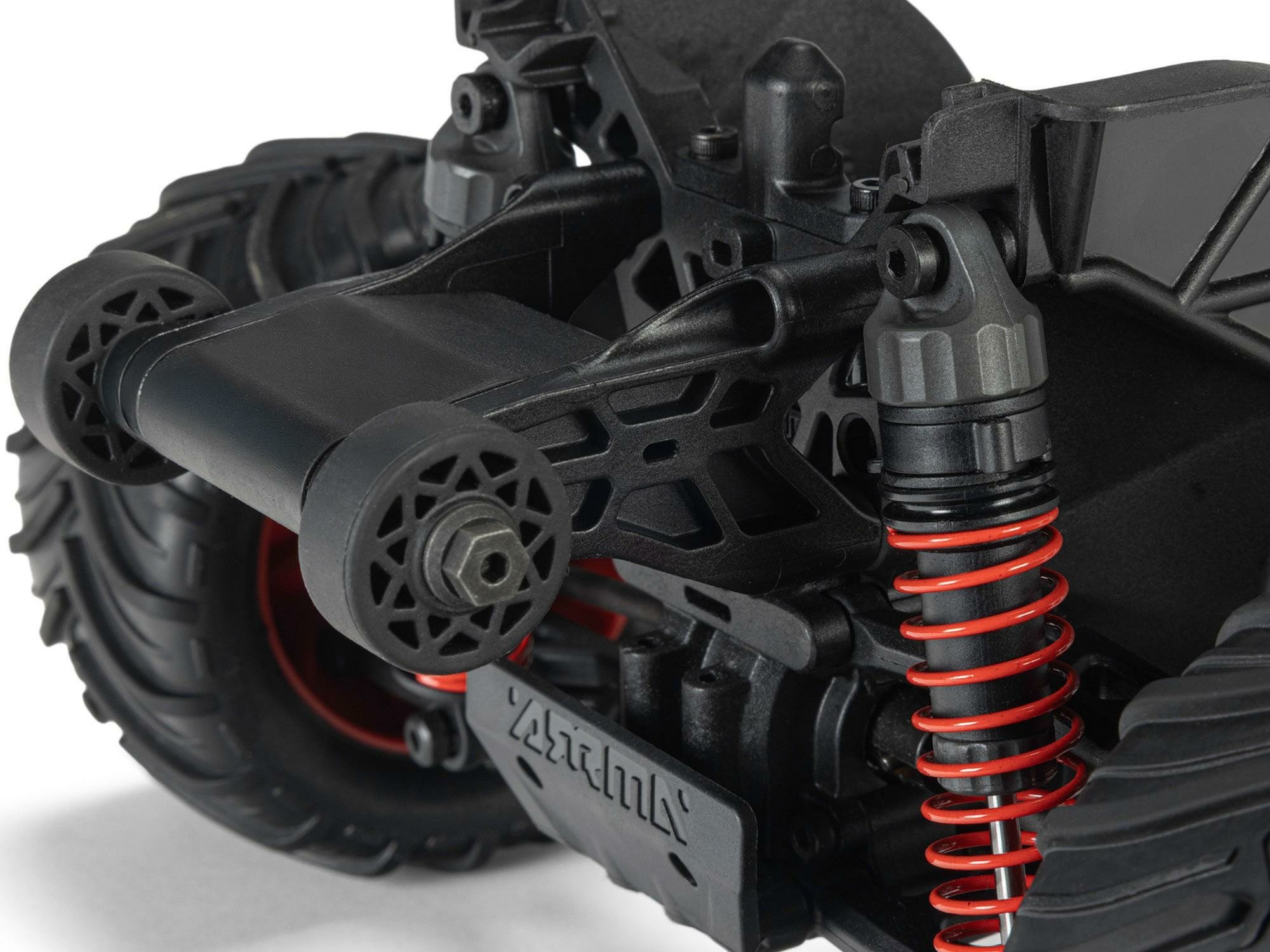 red 1/16 QUAKE GROM 4X4 RTR Monster Truck - Image 14