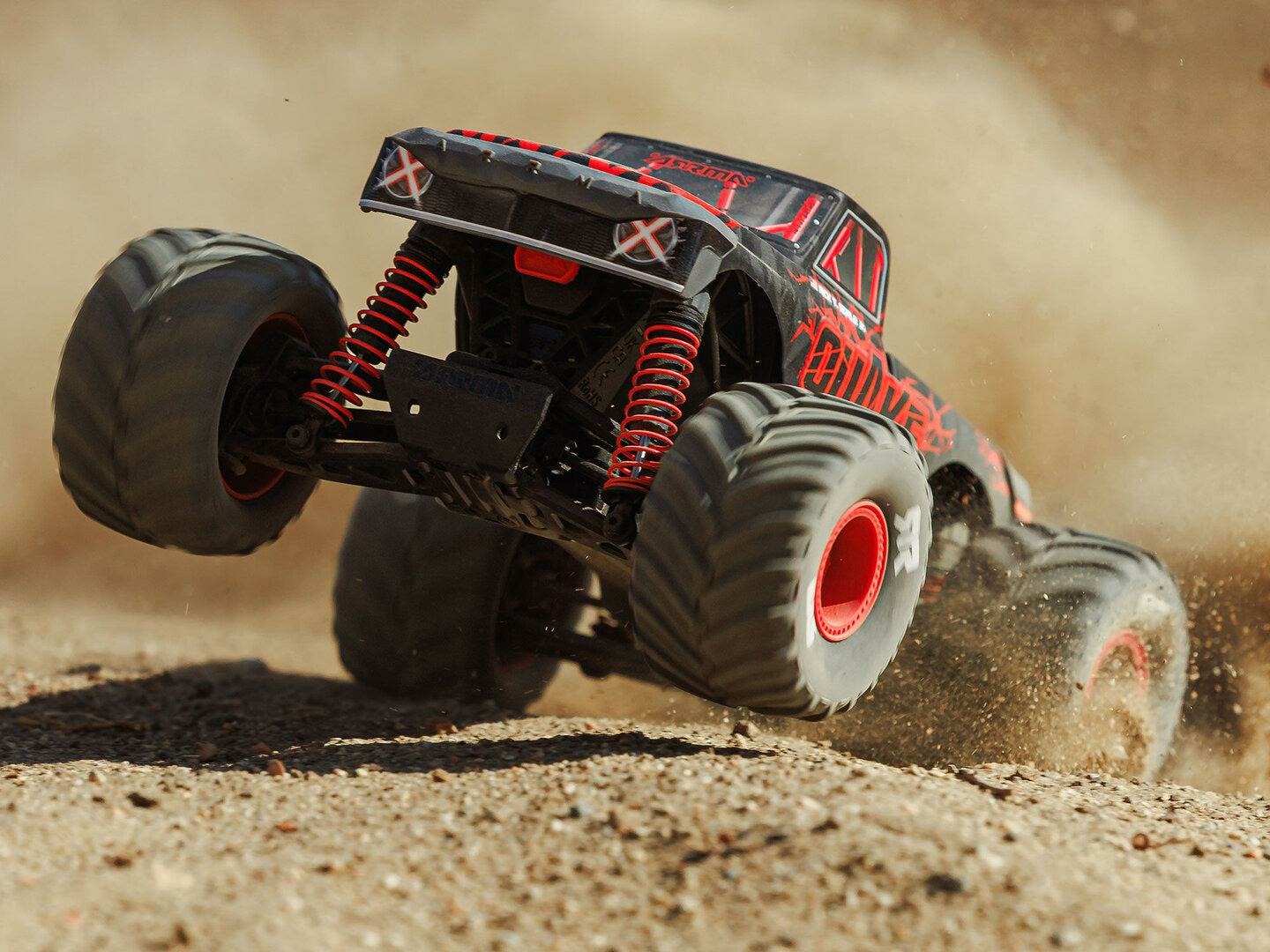 red 1/16 QUAKE GROM 4X4 RTR Monster Truck - Image 17
