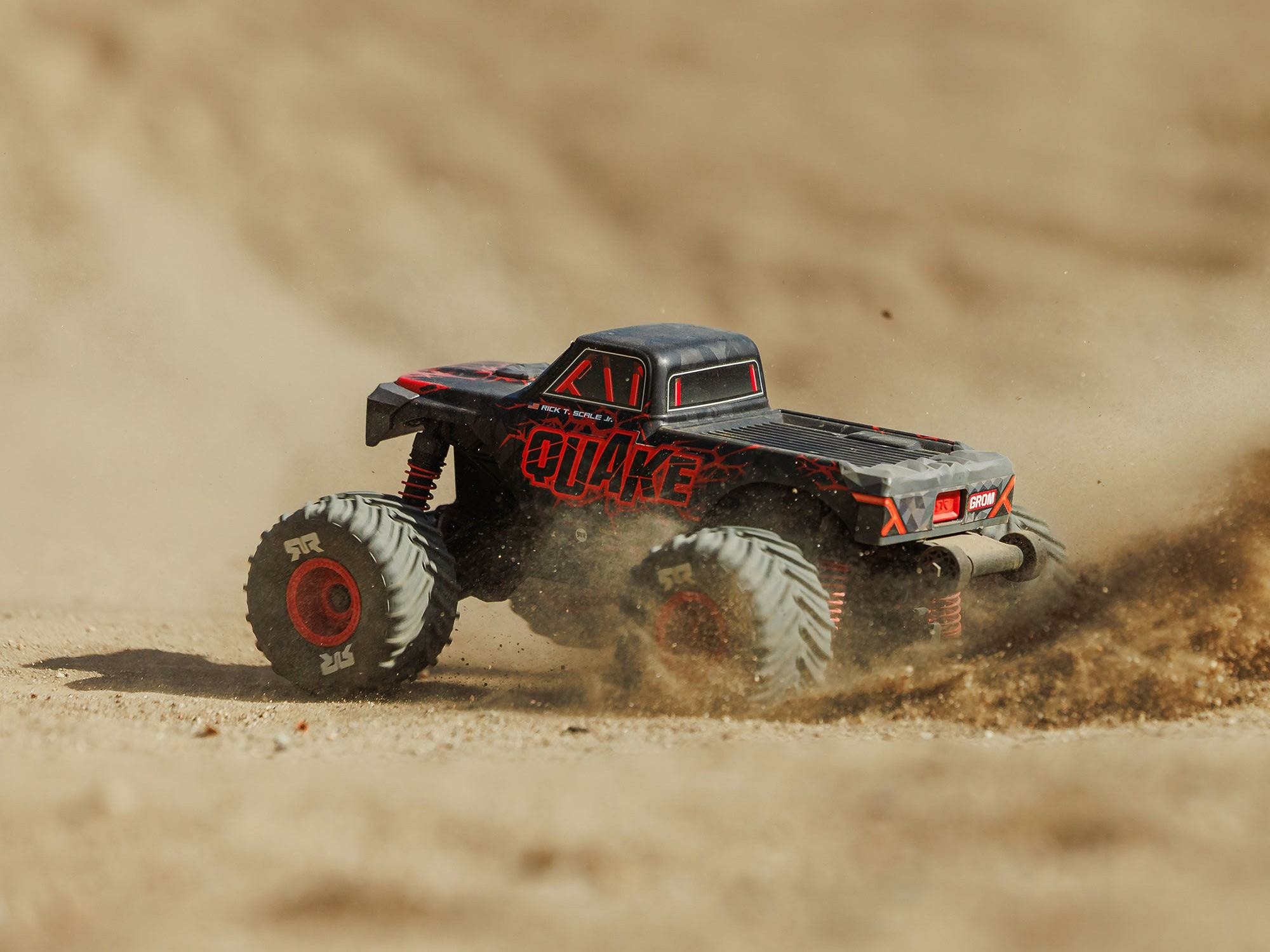 red 1/16 QUAKE GROM 4X4 RTR Monster Truck - Image 18