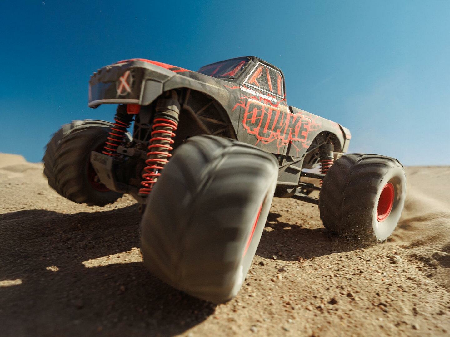 red 1/16 QUAKE GROM 4X4 RTR Monster Truck - Image 19