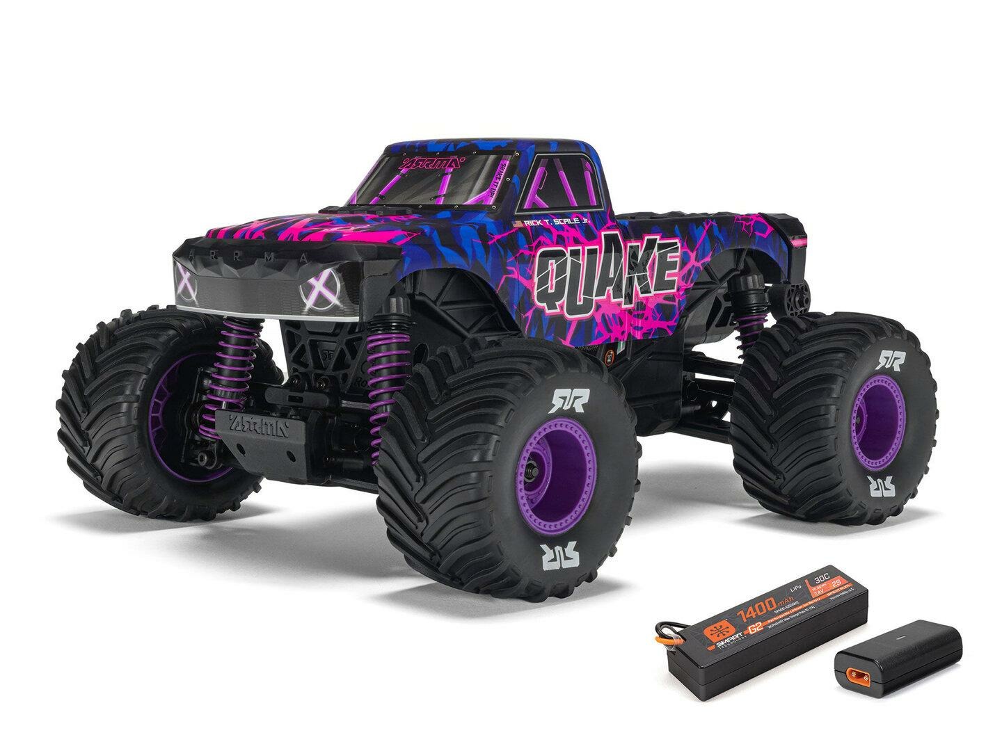 purple 1/16 QUAKE GROM 4X4 RTR Monster Truck