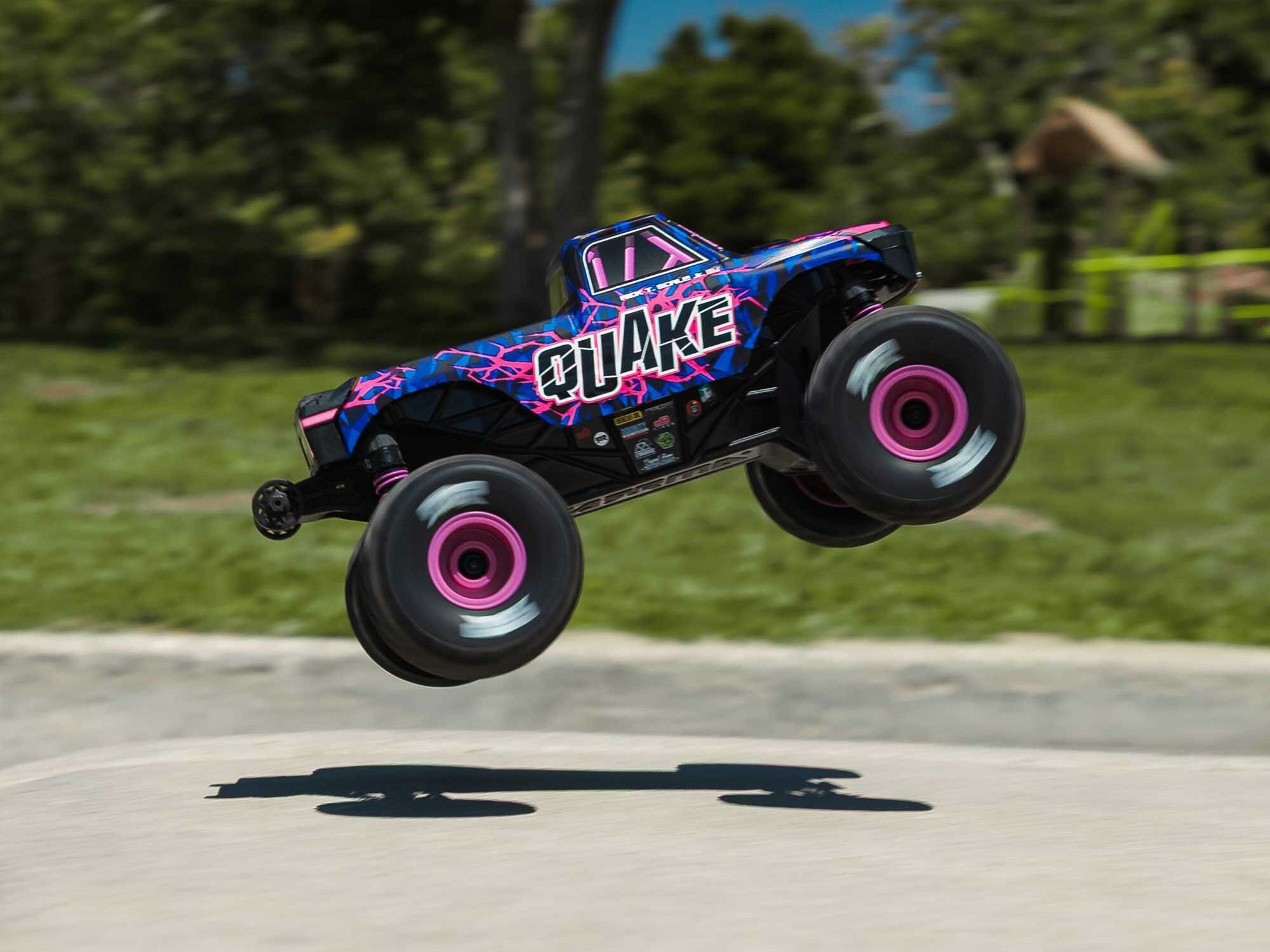 purple 1/16 QUAKE GROM 4X4 RTR Monster Truck - Image 15