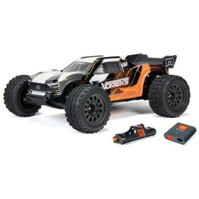 orange 1/10 VORTEKS MEGA 550 4X2 ST with battery and charger