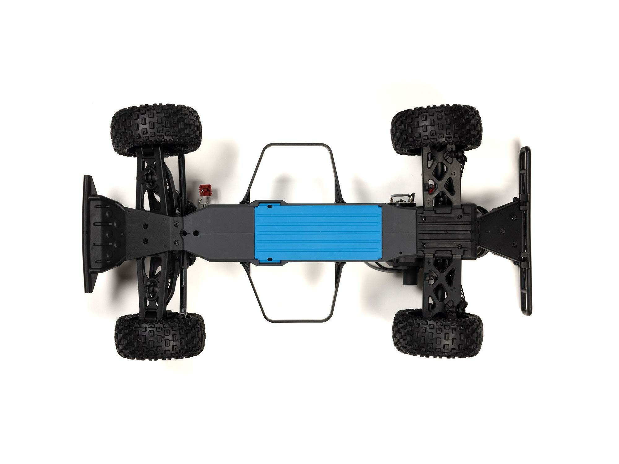 BLUE 1/10 FURY MEGA 550 4X2 SCT WITH BATTERY AND CHARGER - Image 7