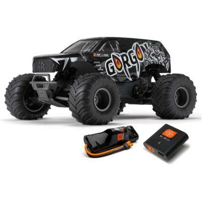GUN METAL 1/10 GORGON MEGA 550 2WD MT RTA Kit WITH BATTERY AND CHARGER