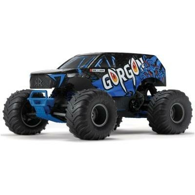 blue 1/10 GORGON MEGA 550 2WD MT no battery and charger