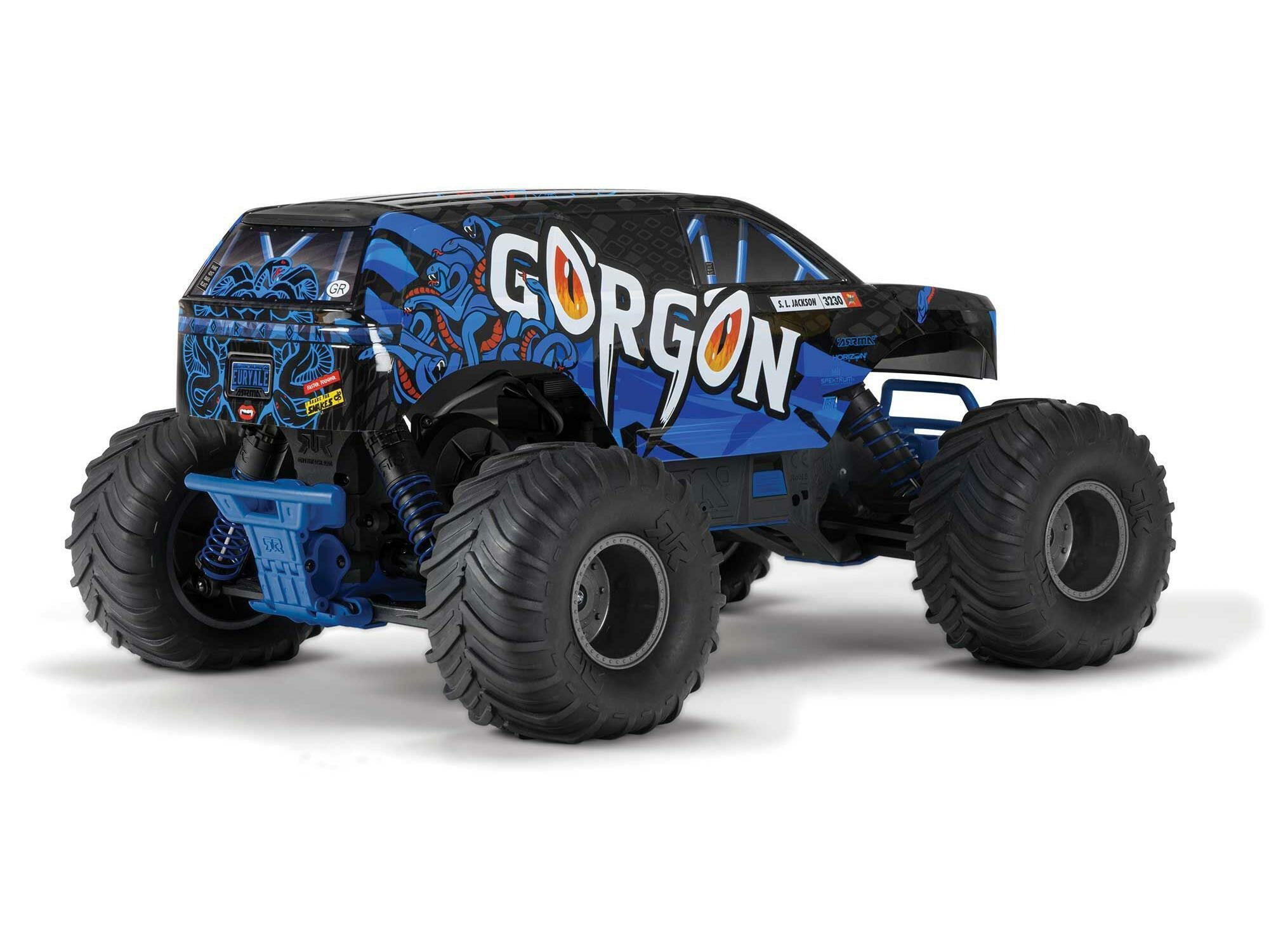 blue 1/10 GORGON MEGA 550 2WD MT no battery and charger - Image 3
