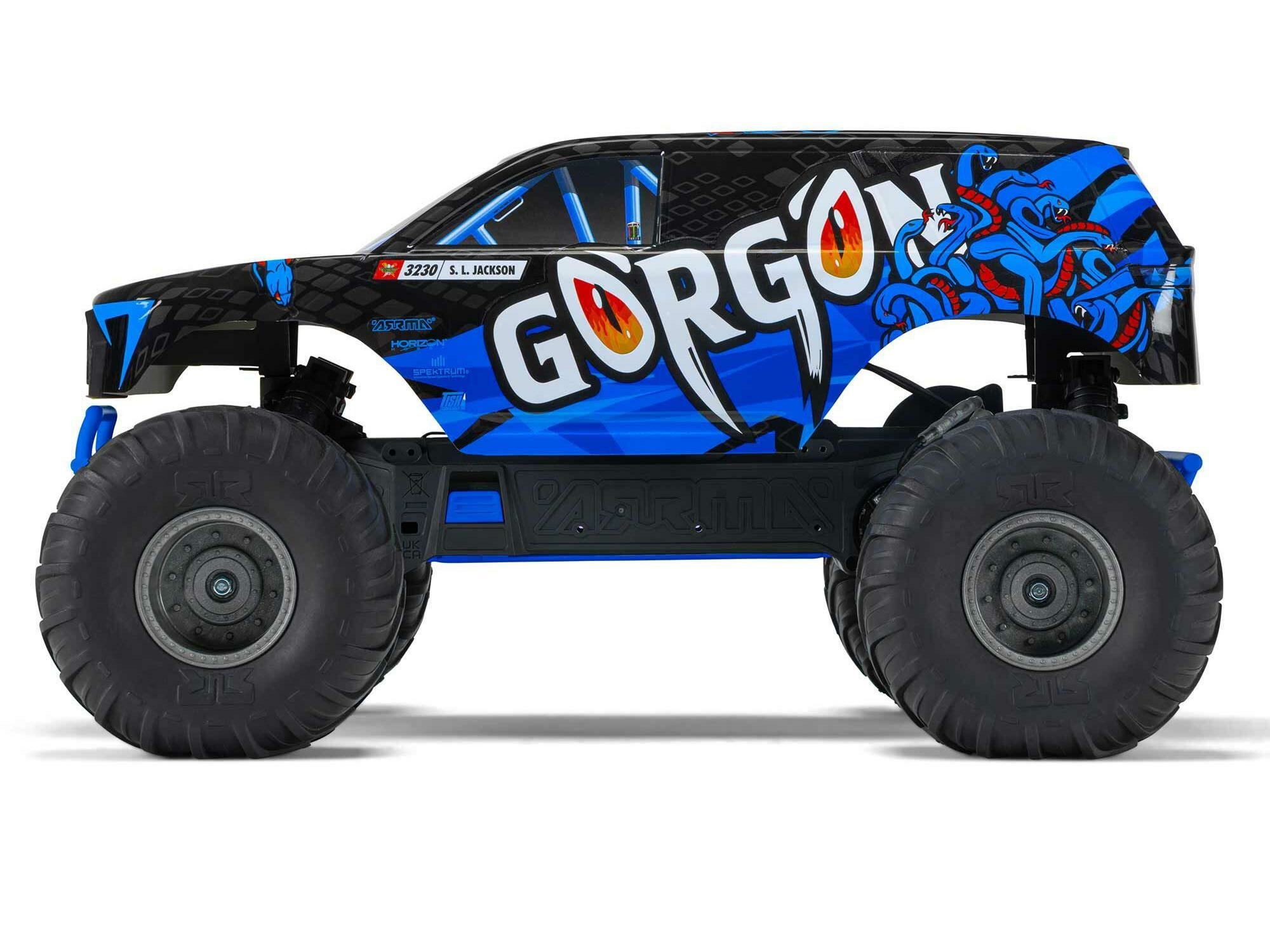 blue 1/10 GORGON MEGA 550 2WD MT no battery and charger - Image 5