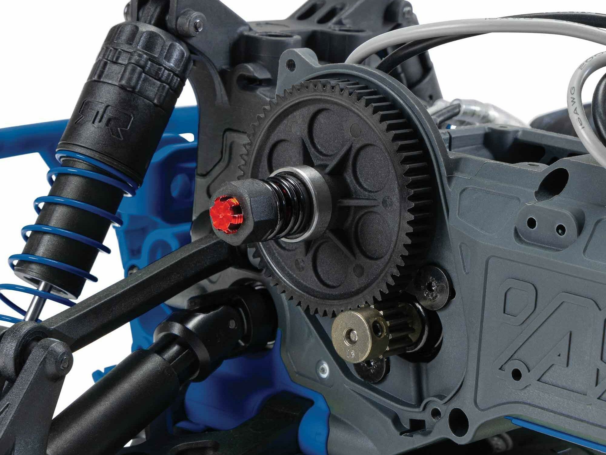 blue 1/10 GORGON MEGA 550 2WD MT no battery and charger - Image 6