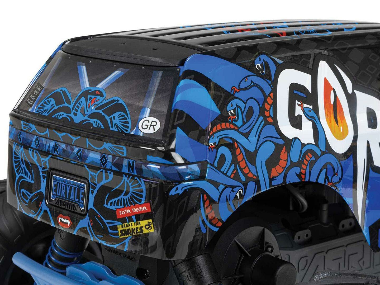 blue 1/10 GORGON MEGA 550 2WD MT no battery and charger - Image 9