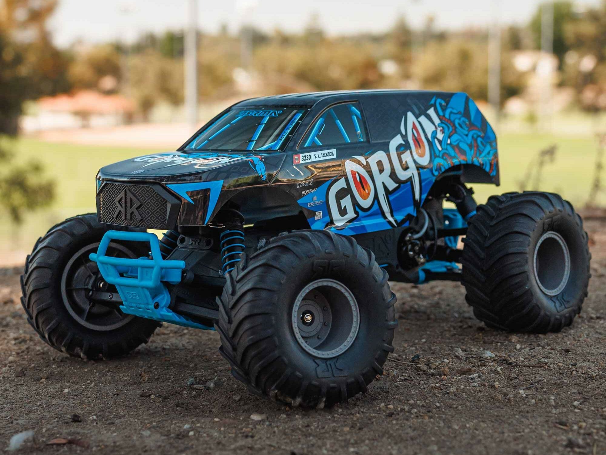 blue 1/10 GORGON MEGA 550 2WD MT no battery and charger - Image 16