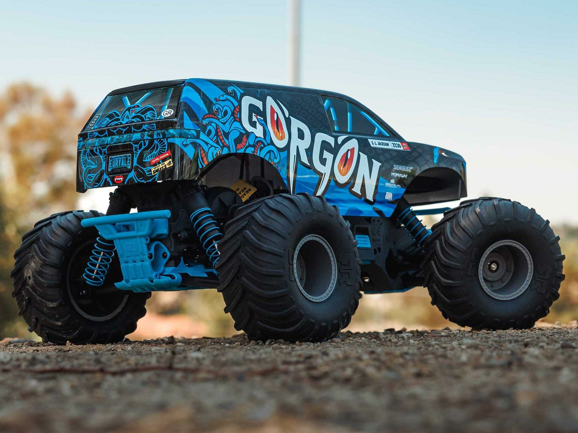 blue 1/10 GORGON MEGA 550 2WD MT no battery and charger - Image 17
