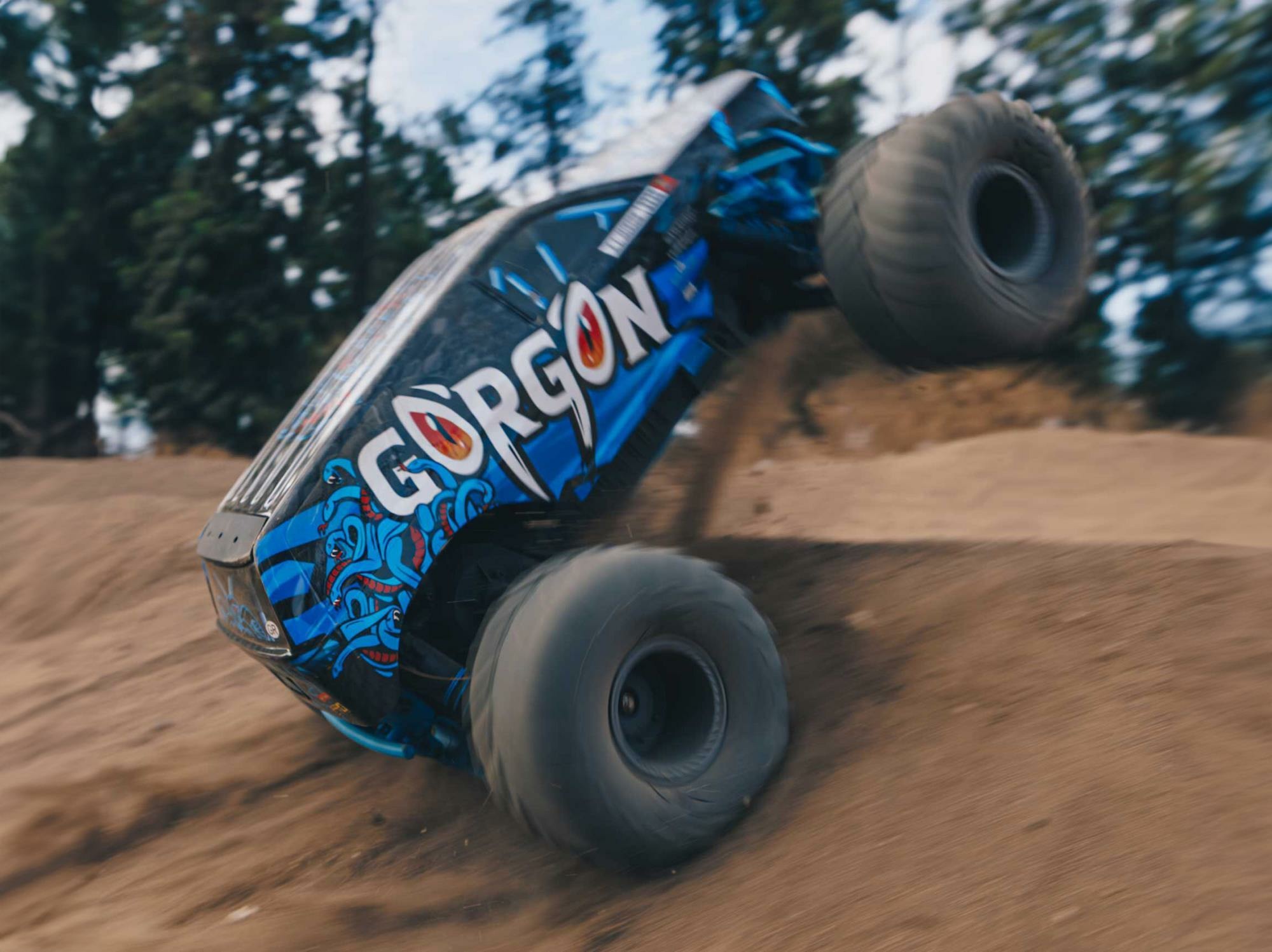 blue 1/10 GORGON MEGA 550 2WD MT no battery and charger - Image 18