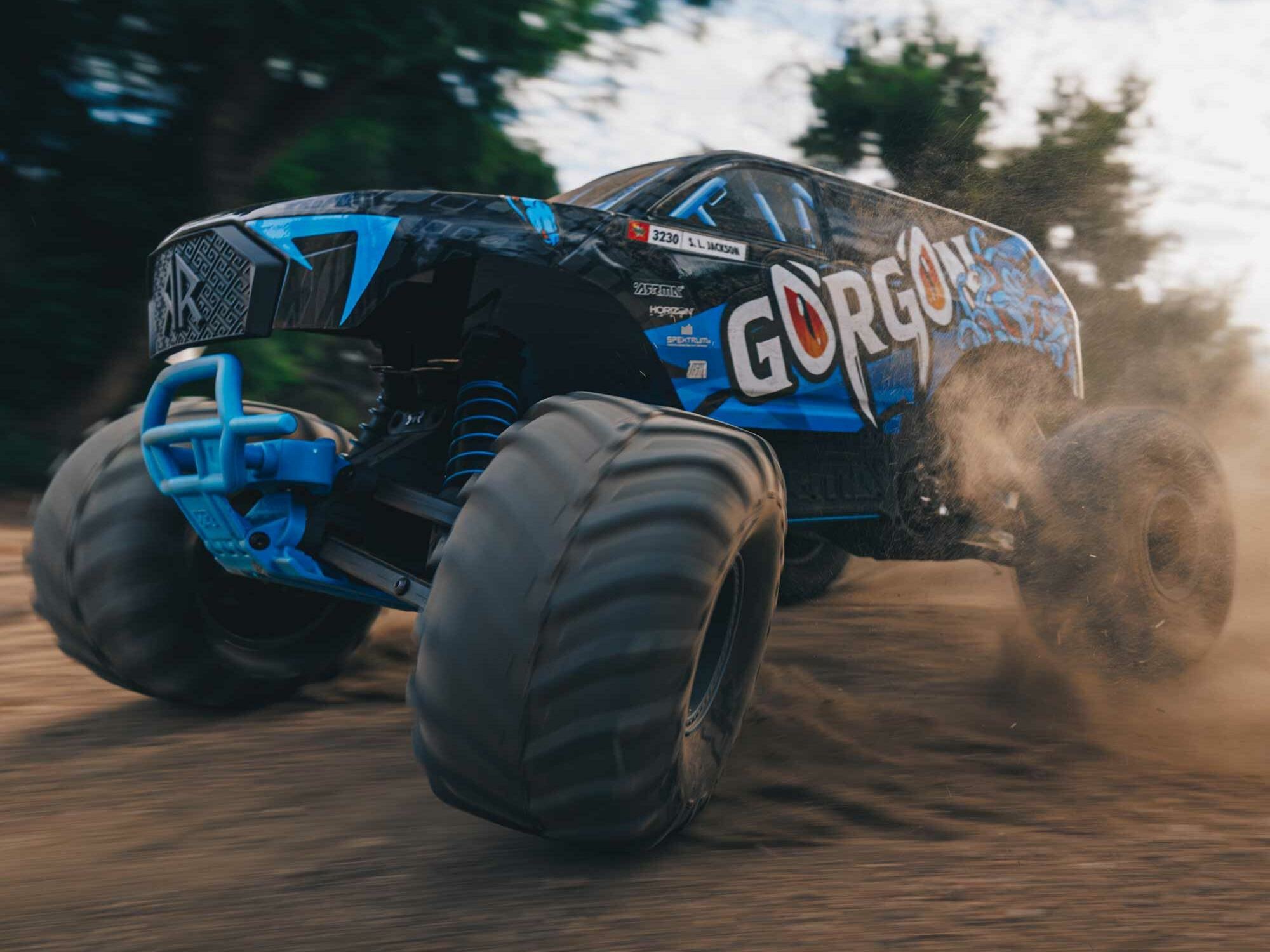 blue 1/10 GORGON MEGA 550 2WD MT no battery and charger - Image 20