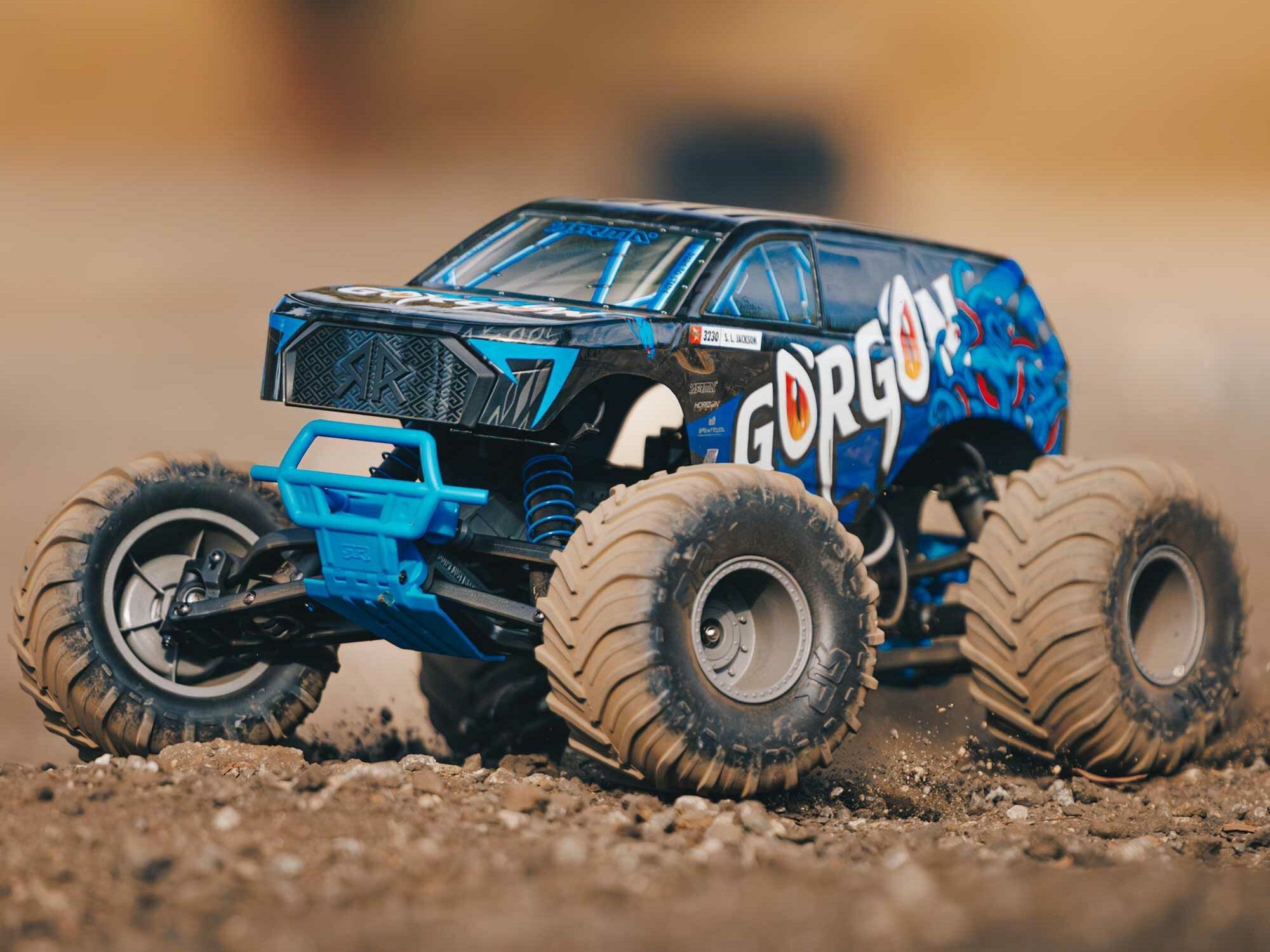 blue 1/10 GORGON MEGA 550 2WD MT no battery and charger - Image 22