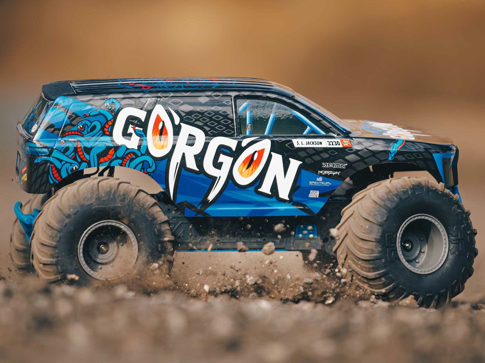 blue 1/10 GORGON MEGA 550 2WD MT no battery and charger - Image 23