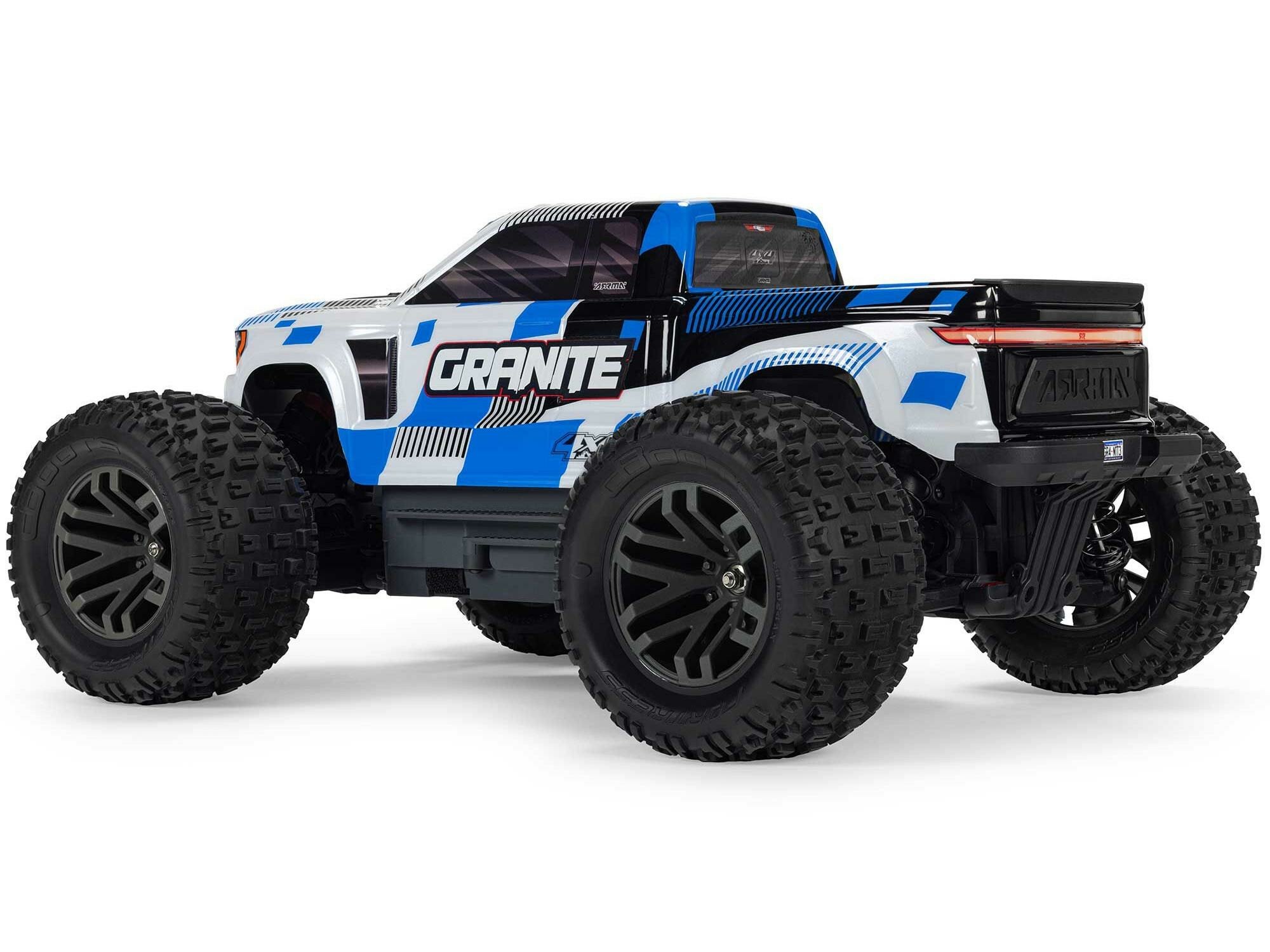 blue 1/10 GRANITE MEGA 665 4X4 RTR Monster Truck - Image 3