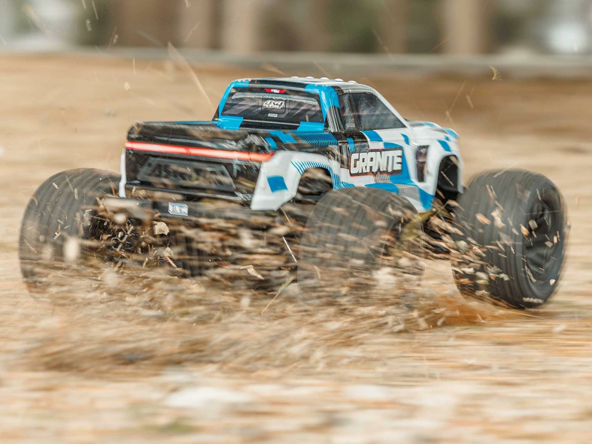blue 1/10 GRANITE MEGA 665 4X4 RTR Monster Truck - Image 18