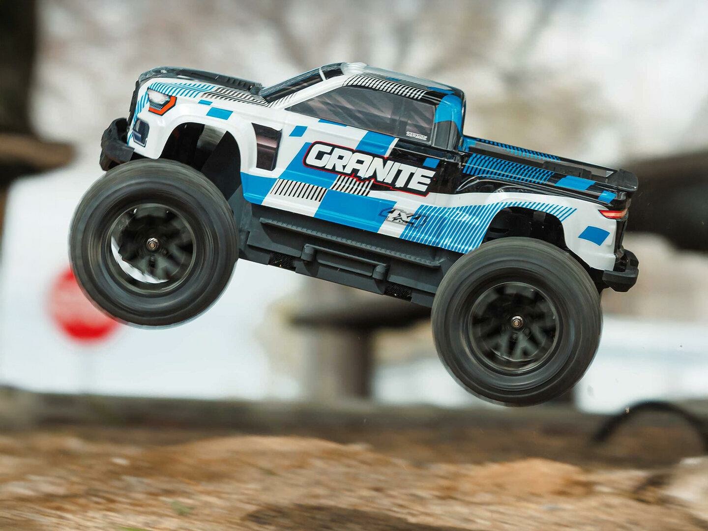 blue 1/10 GRANITE MEGA 665 4X4 RTR Monster Truck - Image 21