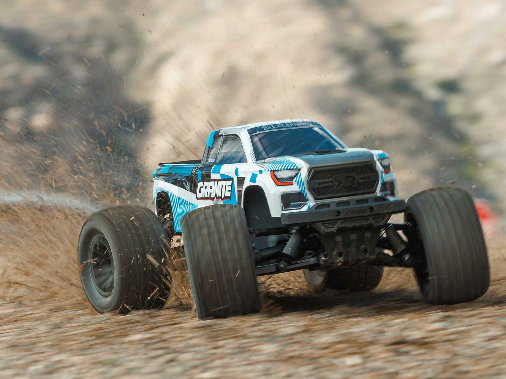 blue 1/10 GRANITE MEGA 665 4X4 RTR Monster Truck - Image 20