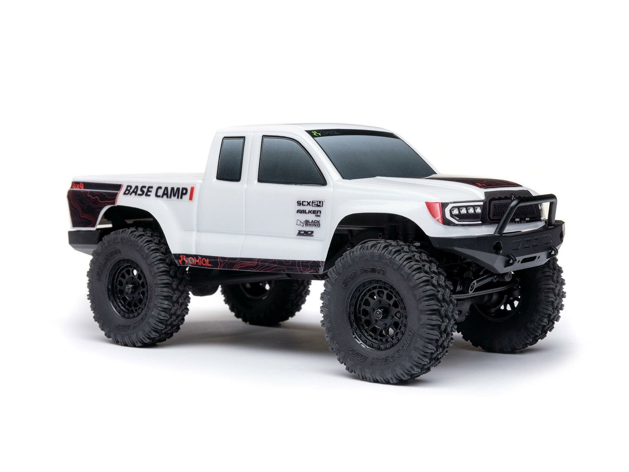 white 1/24 SCX24 Base Camp 4WD Rock Crawler RTR