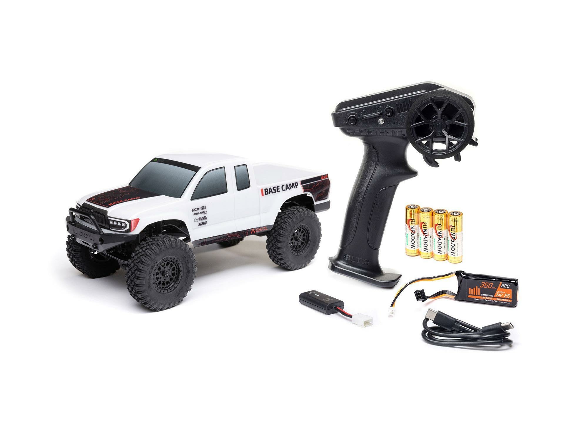 white 1/24 SCX24 Base Camp 4WD Rock Crawler RTR - Image 6