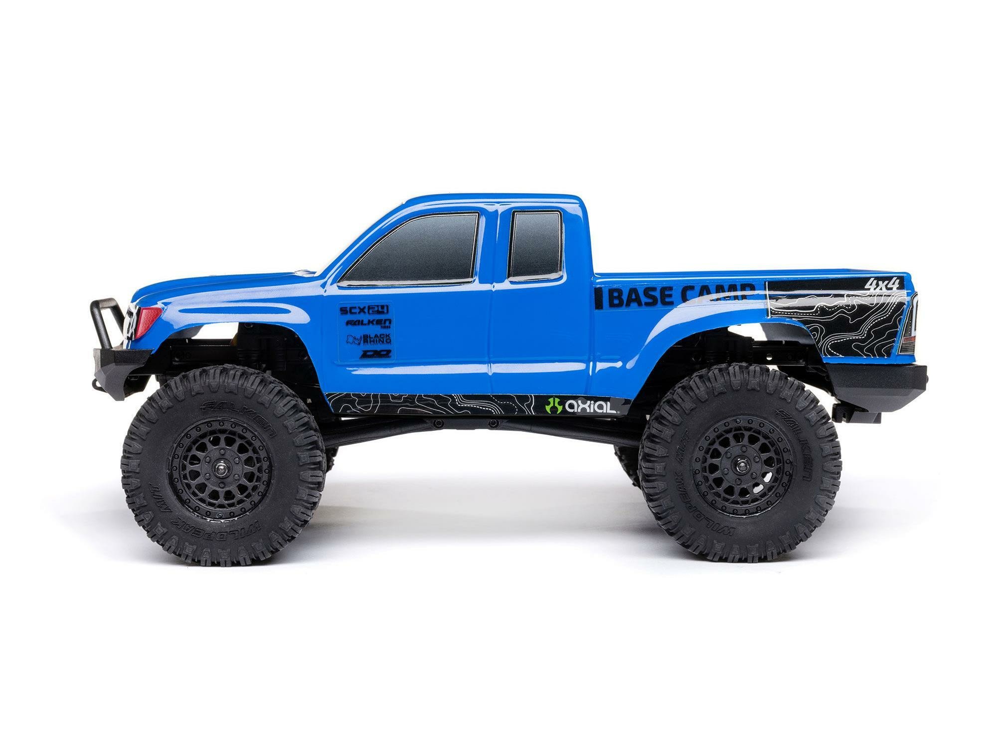 blue 1/24 SCX24 Base Camp 4WD Rock Crawler RTR - Image 4
