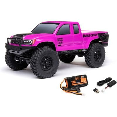 pink 1/24 SCX24 Base Camp 4WD Rock Crawler RTR