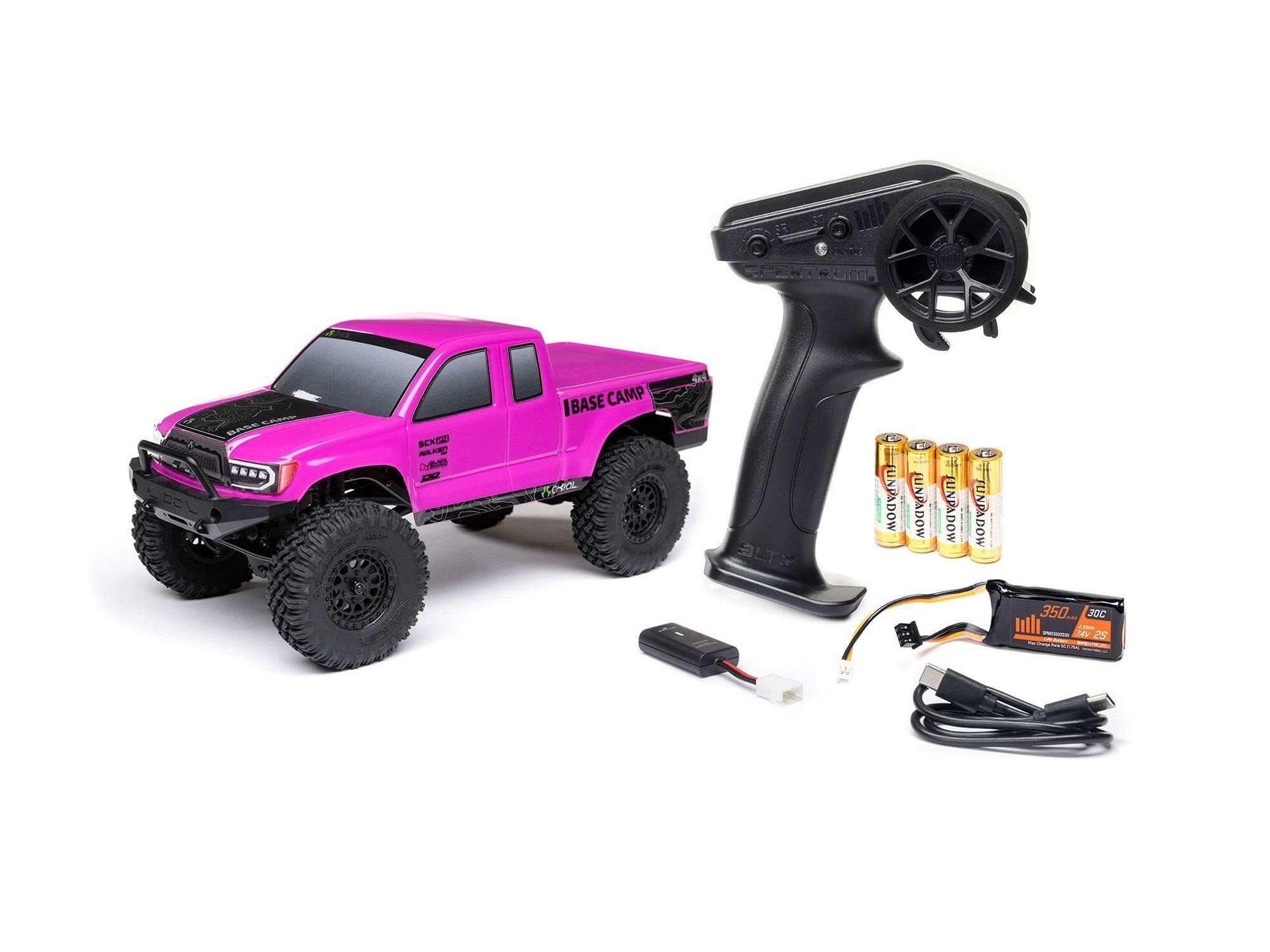 pink 1/24 SCX24 Base Camp 4WD Rock Crawler RTR - Image 7