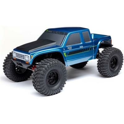 blue 1/10 SCX10 III Base Camp 4X4 Rock Crawler RTR