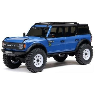 blue 1/30 SCX30 Ford Bronco 4X4 RTR Rock Crawler