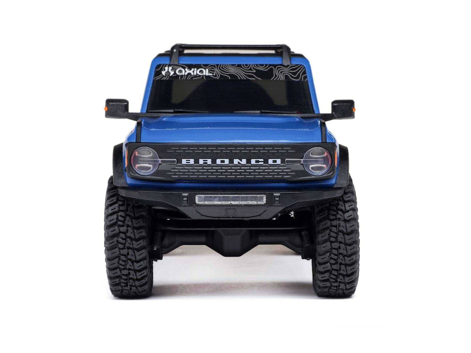 blue 1/30 SCX30 Ford Bronco 4X4 RTR Rock Crawler - Image 3