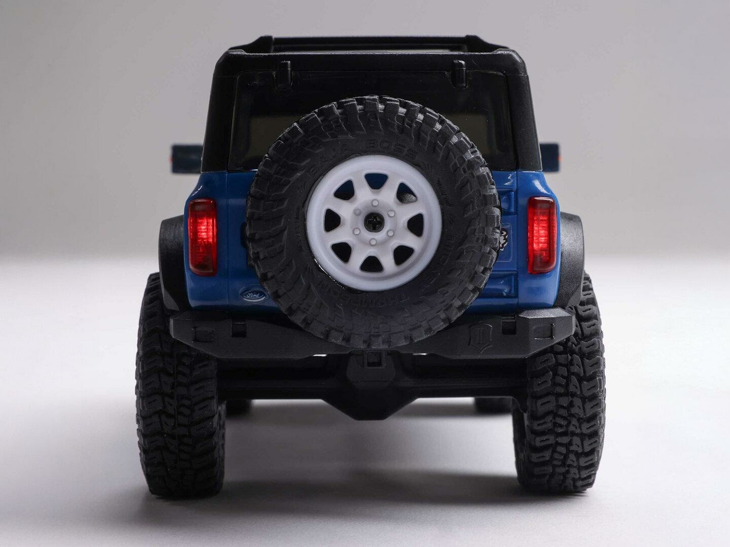 blue 1/30 SCX30 Ford Bronco 4X4 RTR Rock Crawler - Image 12