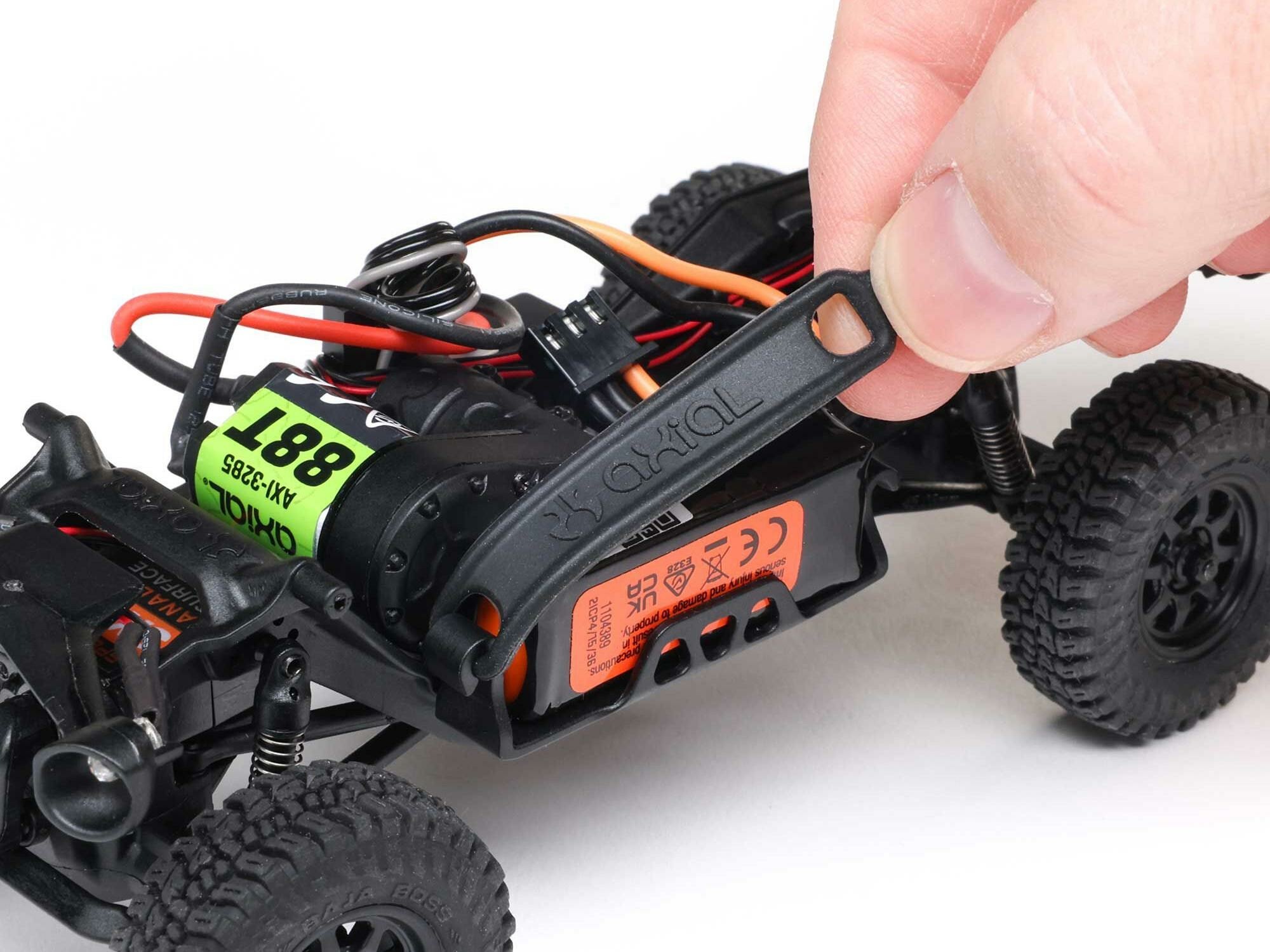 blue 1/30 SCX30 Ford Bronco 4X4 RTR Rock Crawler - Image 15