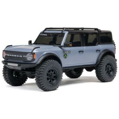 grey 1/30 SCX30 Ford Bronco 4X4 RTR Rock Crawler