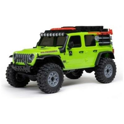 green 1/30 SCX30 Jeep Wrangler JLU 4X4 RTRRock Crawler
