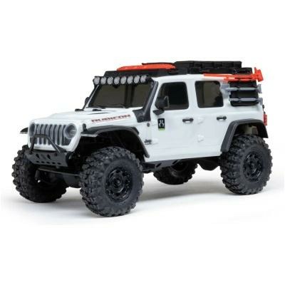 white 1/30 SCX30 Jeep Wrangler JLU 4X4 RTR Rock Crawler