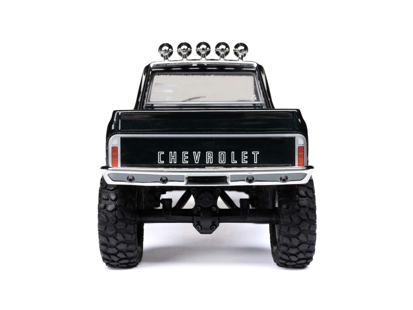 black 1/24 SCX24 1967 Chevrolet C10 4WD Rock Crawler RTR - Image 5