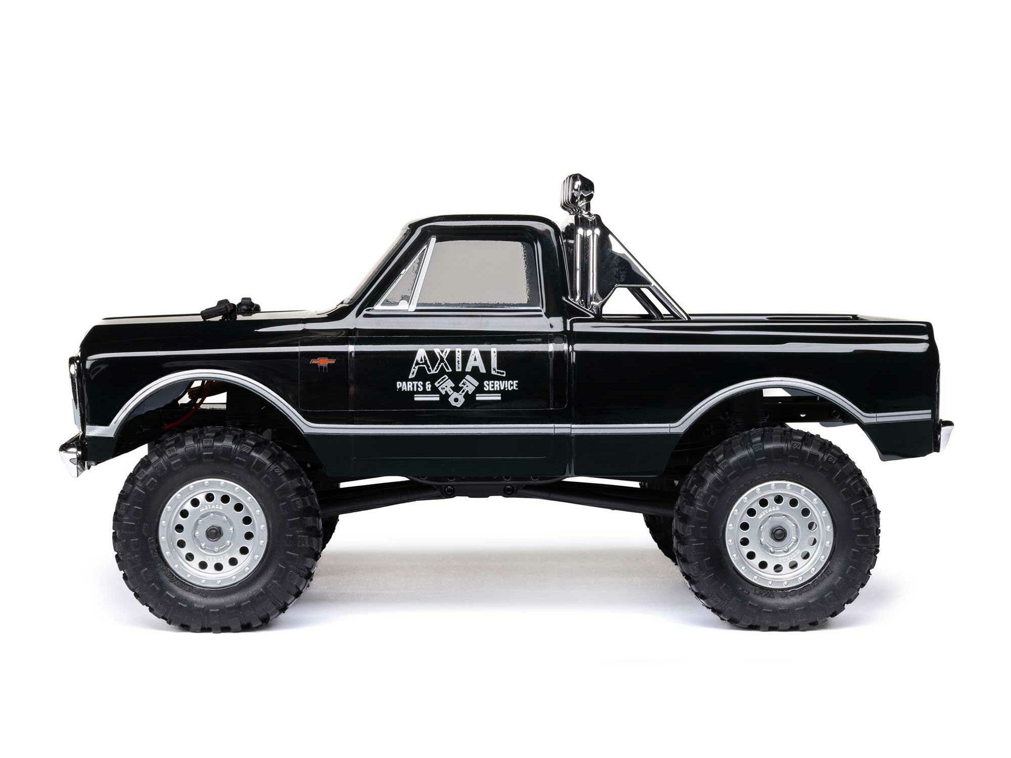 black 1/24 SCX24 1967 Chevrolet C10 4WD Rock Crawler RTR - Image 8
