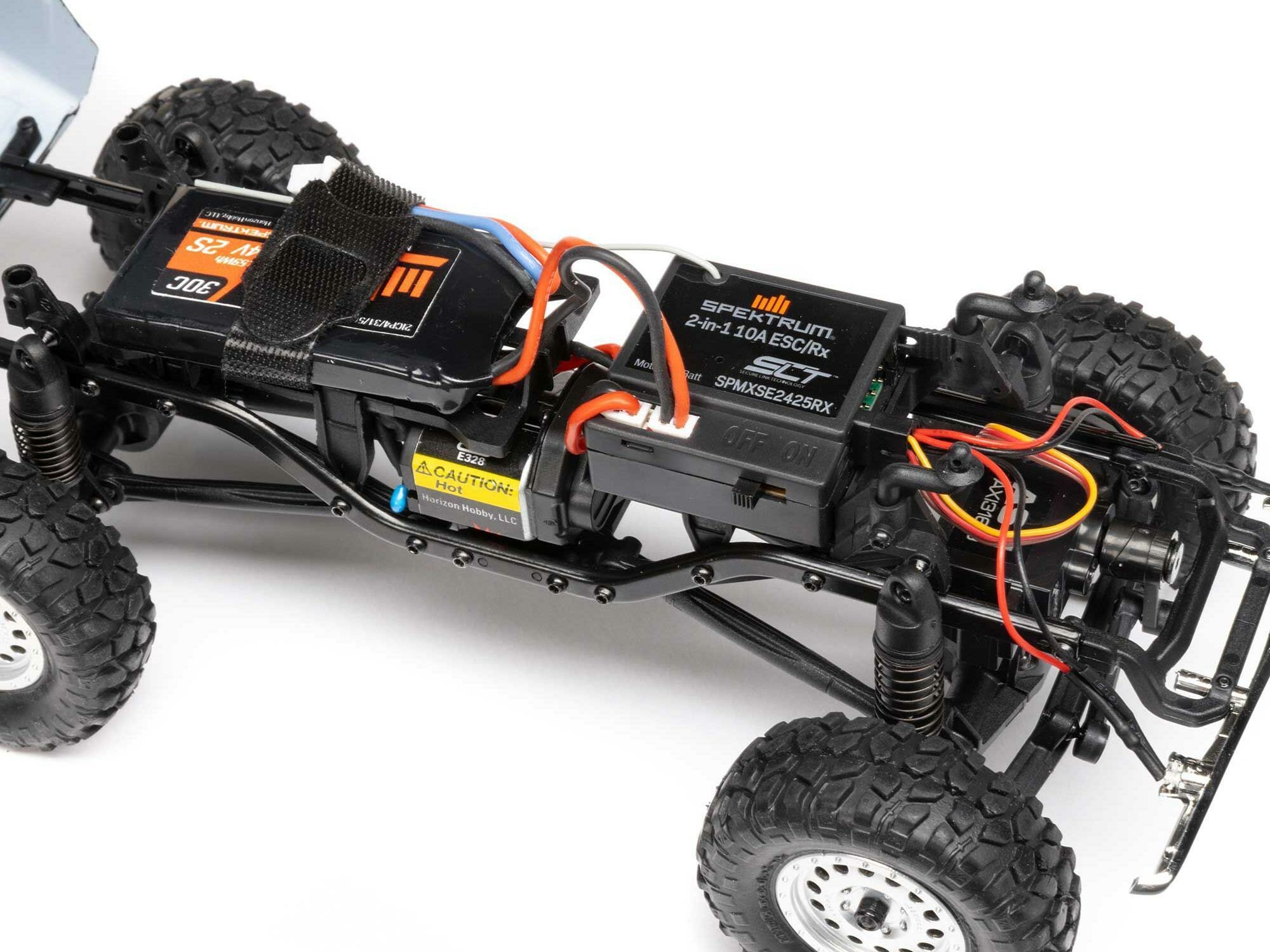 black 1/24 SCX24 1967 Chevrolet C10 4WD Rock Crawler RTR - Image 9
