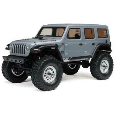 grey 1/24 SCX24 Jeep Wrangler JLU 4WD Rock Crawler RTR