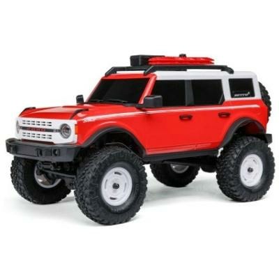 red 1/24 SCX24 Ford Bronco 4X4 RTR with battery and charger