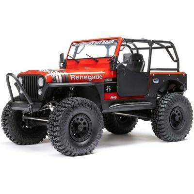 red 1/10 SCX10 III Jeep CJ-7 4WD RTR