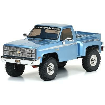 blue 1/10 SCX10 III Base Camp 1982 Chevy K10 4WD RTR