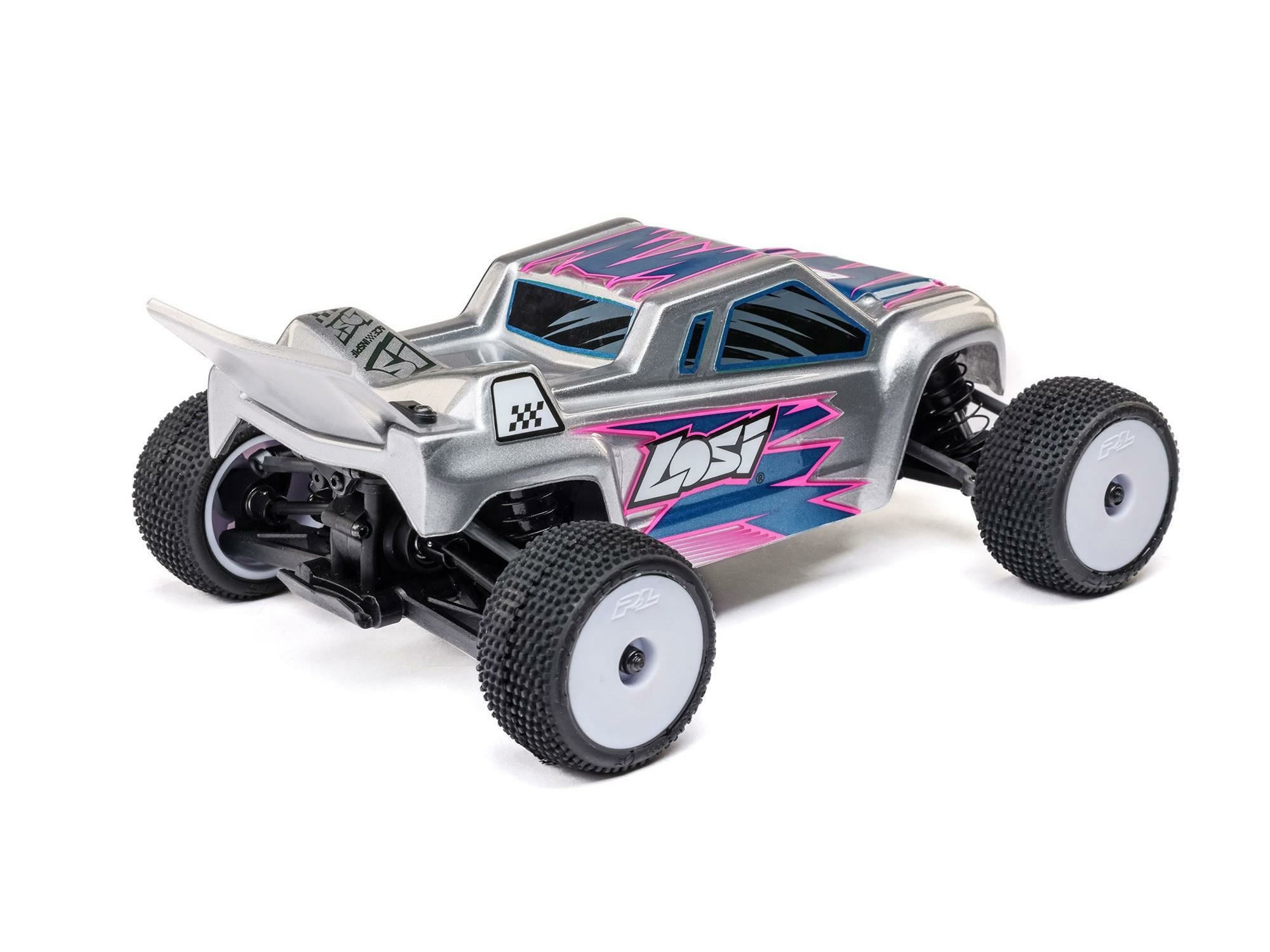 silver 1/28 Micro-T 2WD Stadium Truck RTR - Image 2