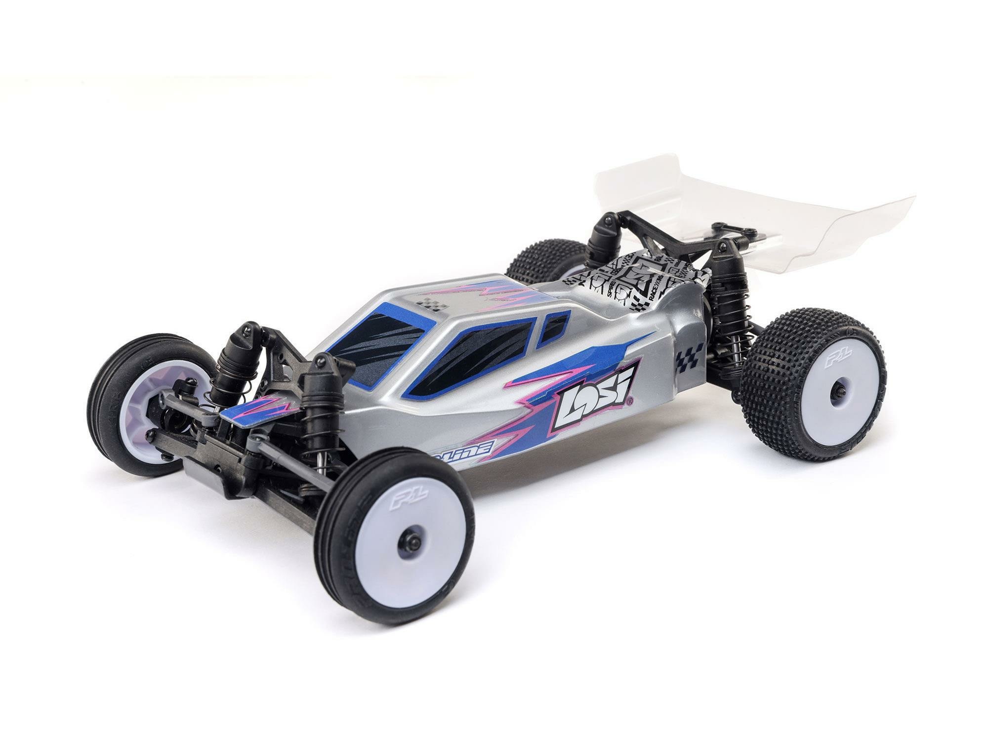silver 1/24 Micro-B 2WD Buggy RTR
