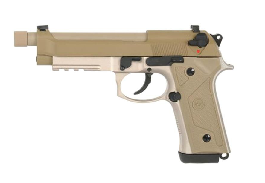 SRC M92 SR9A3 Gas Blowback Pistol (Dual Powered - Tan) - Image 4