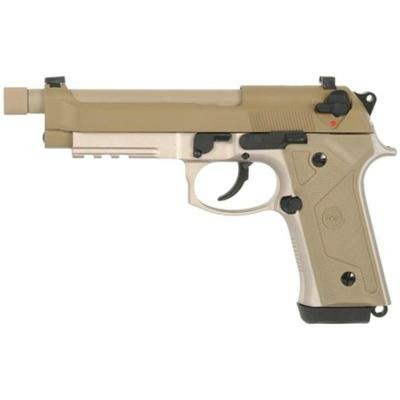 SRC M92 SR9A3 Gas Blowback Pistol (Dual Powered - Tan)